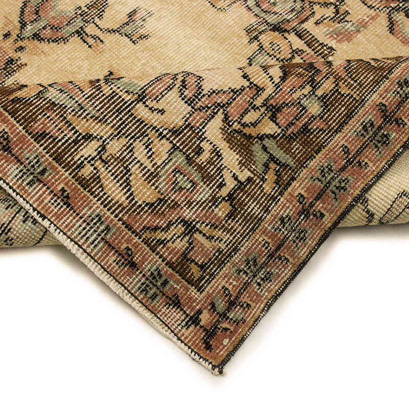 Vintage Turkish Hand-Knotted Rug - 5' 7" x 9' 3" (67" x 111") - K0073095