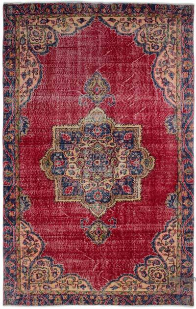 Vintage Turkish Hand-Knotted Rug - 5' 8" x 9'  (68" x 108")