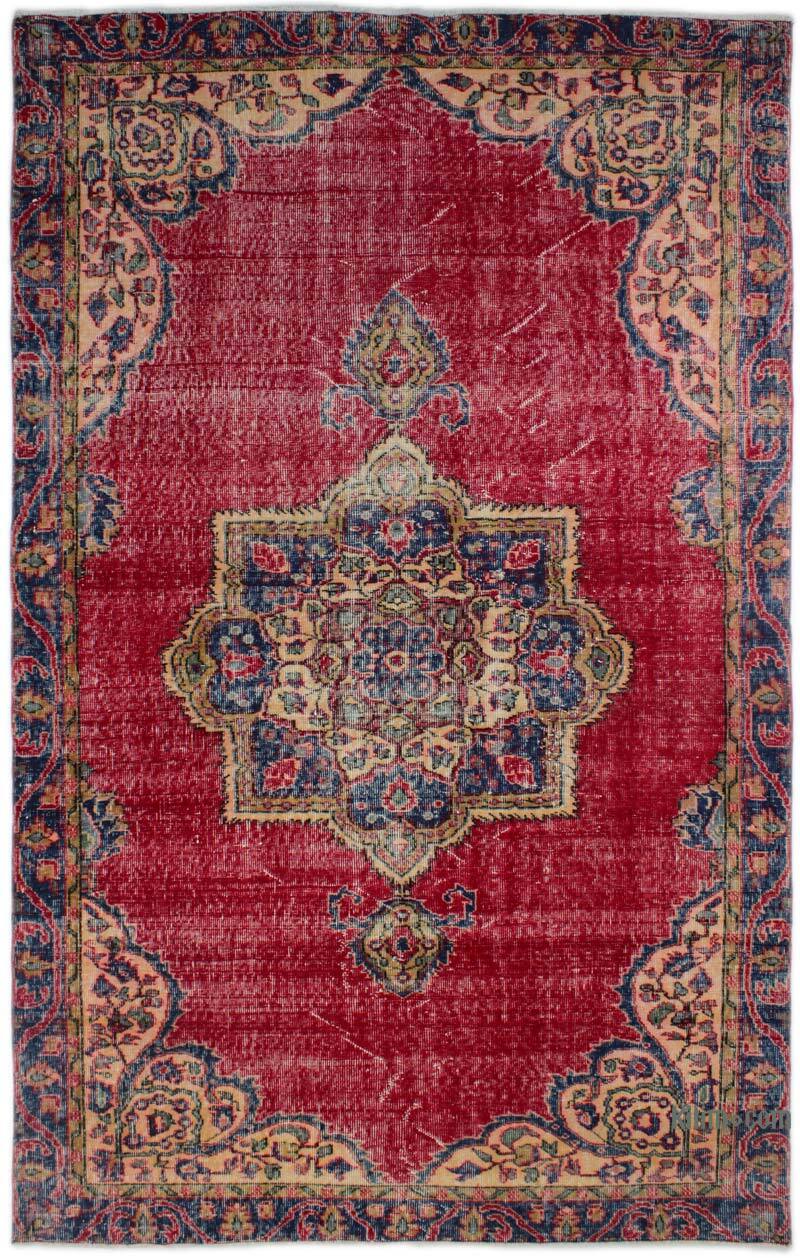 El Dokuma Vintage Halı - 173 cm x 275 cm - K0073097
