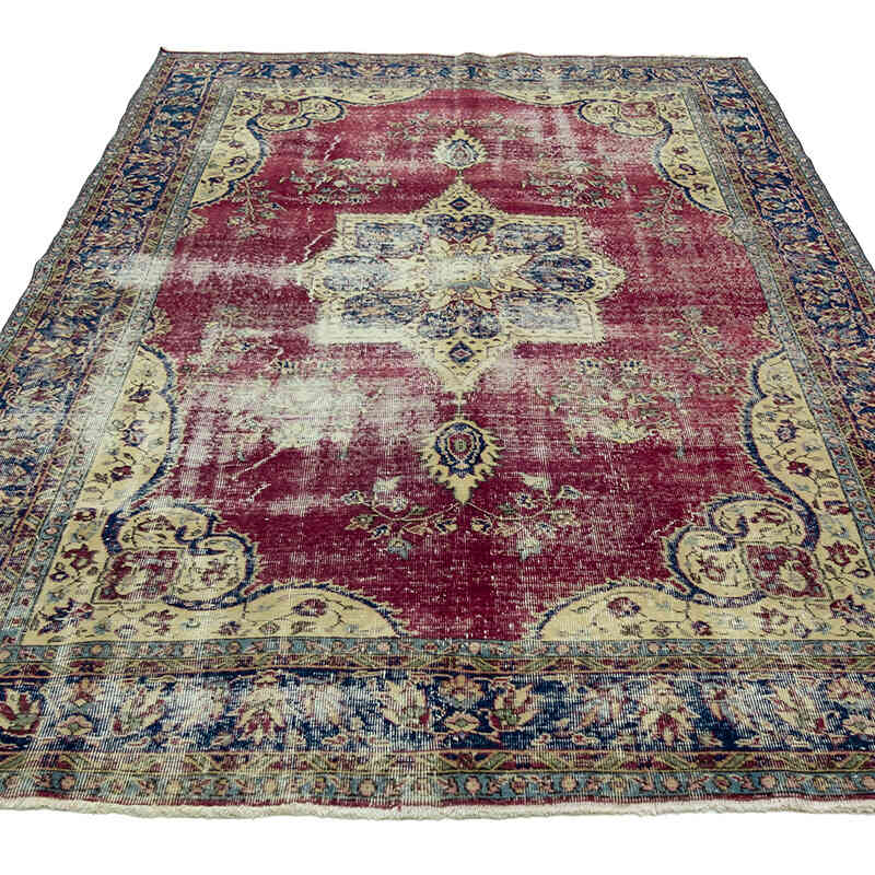 El Dokuma Vintage Halı - 202 cm x 310 cm - K0073101