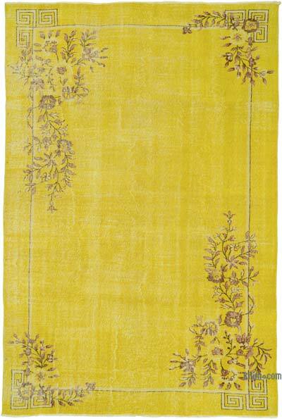 Vintage Turkish Hand-Knotted Rug - 6' 9" x 10' 1" (81" x 121")
