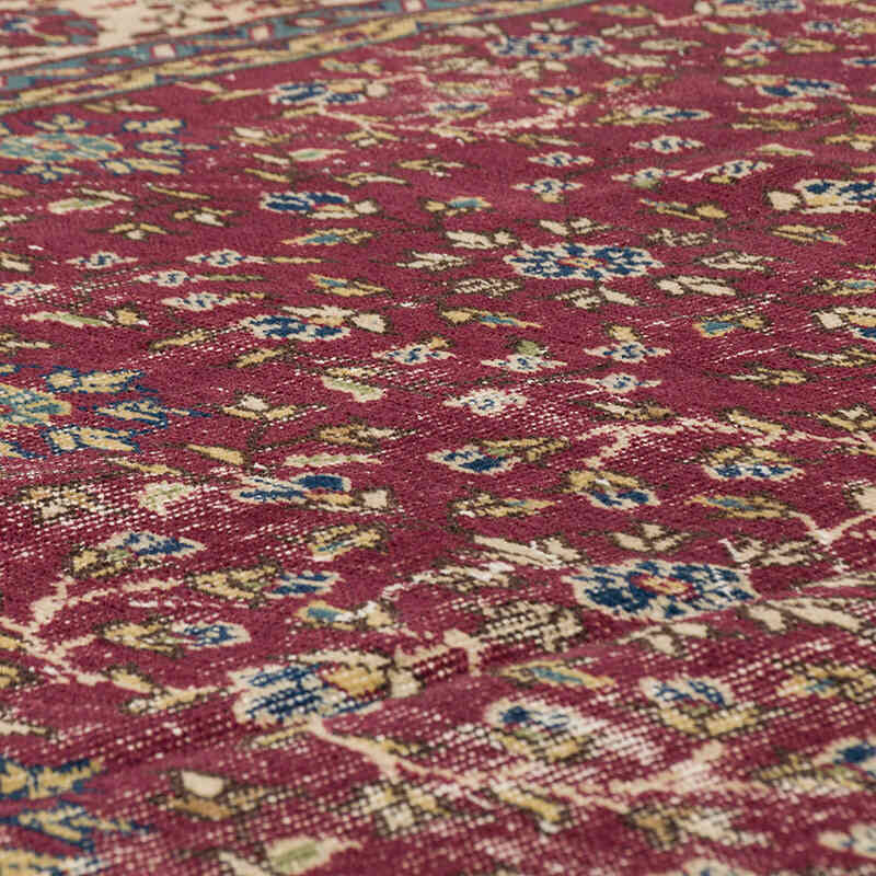 Alfombra Vintage Turca Anudada a Mano - 210 cm x 310 cm - K0073103