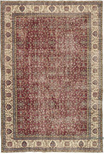 Vintage Turkish Hand-Knotted Rug - 6' 11" x 10' 2" (83" x 122")