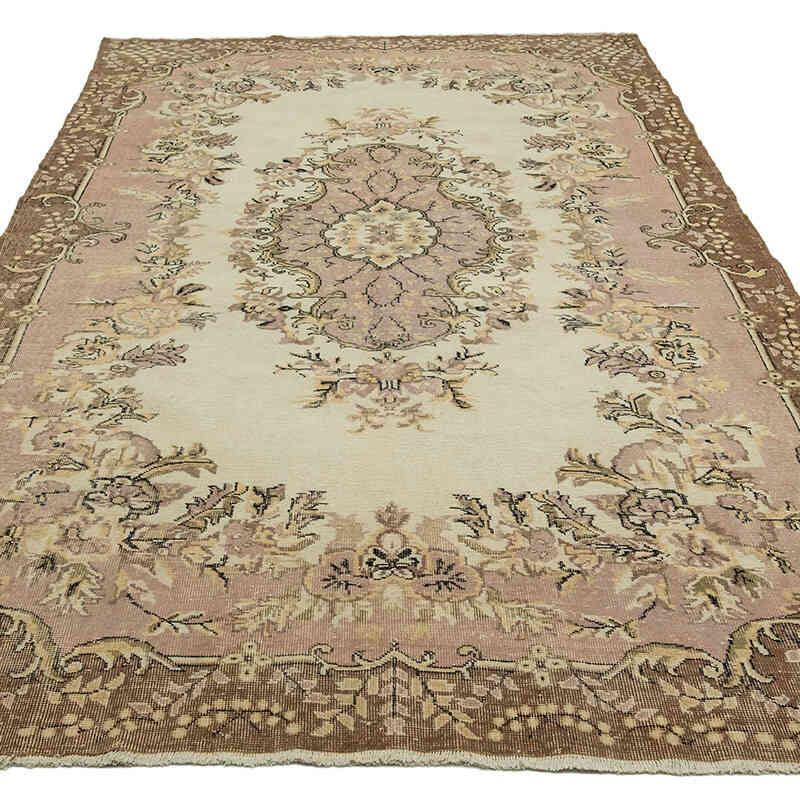 El Dokuma Vintage Halı - 206 cm x 327 cm - K0073106