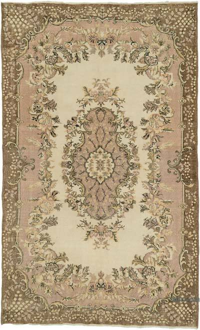 Alfombra Vintage Turca Anudada a Mano - 206 cm x 327 cm