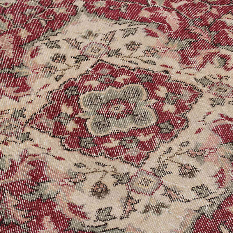Alfombra Vintage Turca Anudada a Mano - 181 cm x 281 cm - K0073108