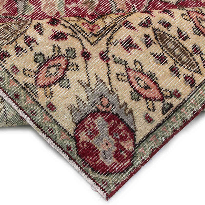 Alfombra Vintage Turca Anudada a Mano - 181 cm x 281 cm - K0073108