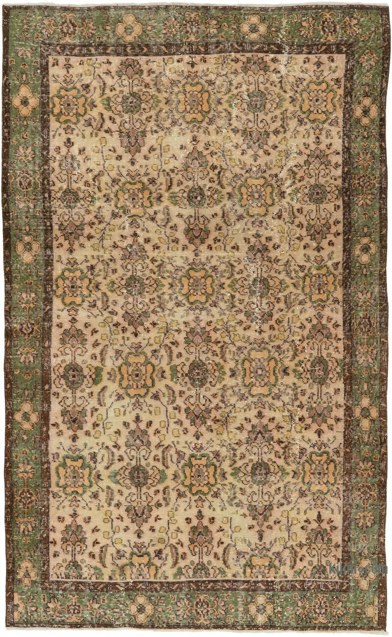 Alfombra Vintage Turca Anudada a Mano - 170 cm x 276 cm - K0073109