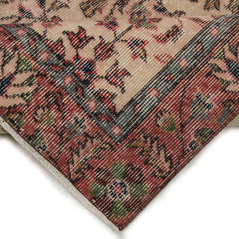 El Dokuma Vintage Halı - 107 cm x 207 cm - K0073113