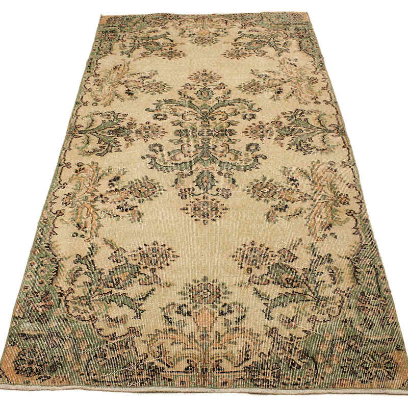 Vintage Turkish Hand-Knotted Rug - 3' 5" x 6' 7" (41" x 79") - K0073116