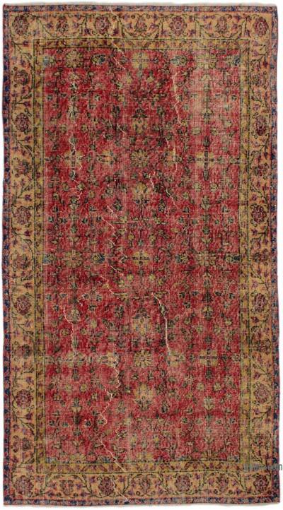 Alfombra Vintage Turca Anudada a Mano - 108 cm x 200 cm