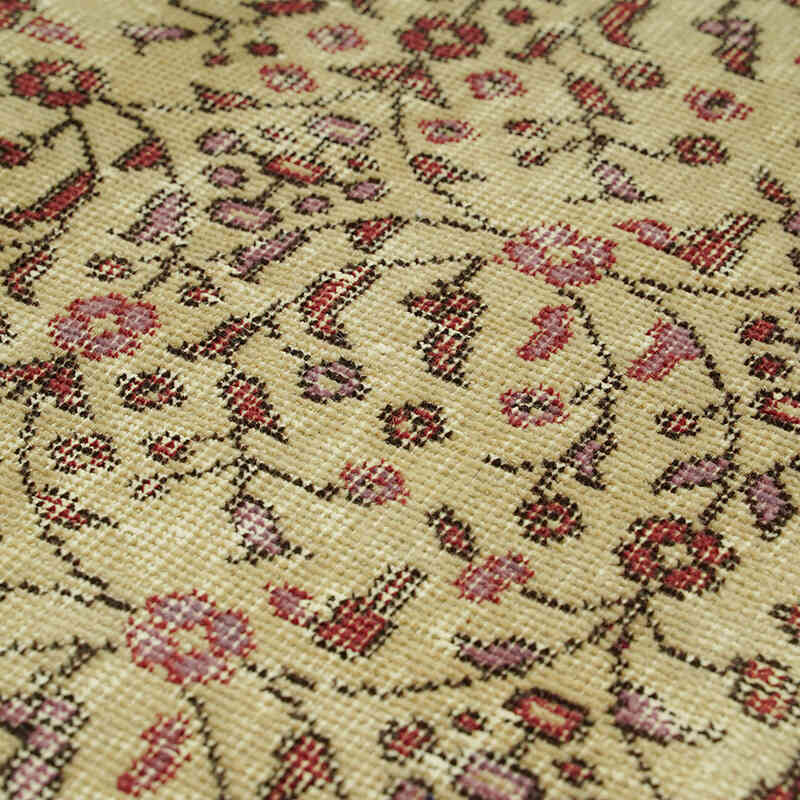 Alfombra Vintage Turca Anudada a Mano - 105 cm x 192 cm - K0073122