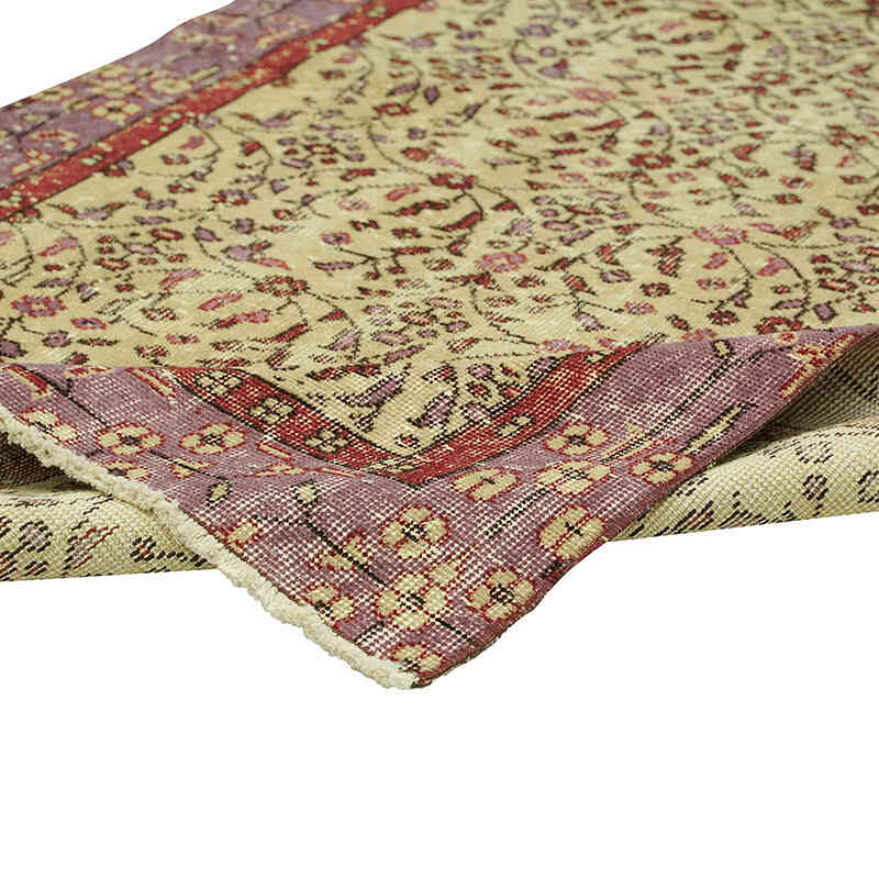 Alfombra Vintage Turca Anudada a Mano - 105 cm x 192 cm - K0073122