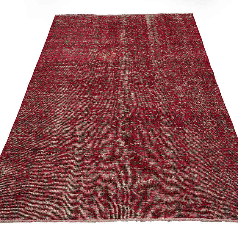 Alfombra Vintage Turca Anudada a Mano - 118 cm x 216 cm - K0073130