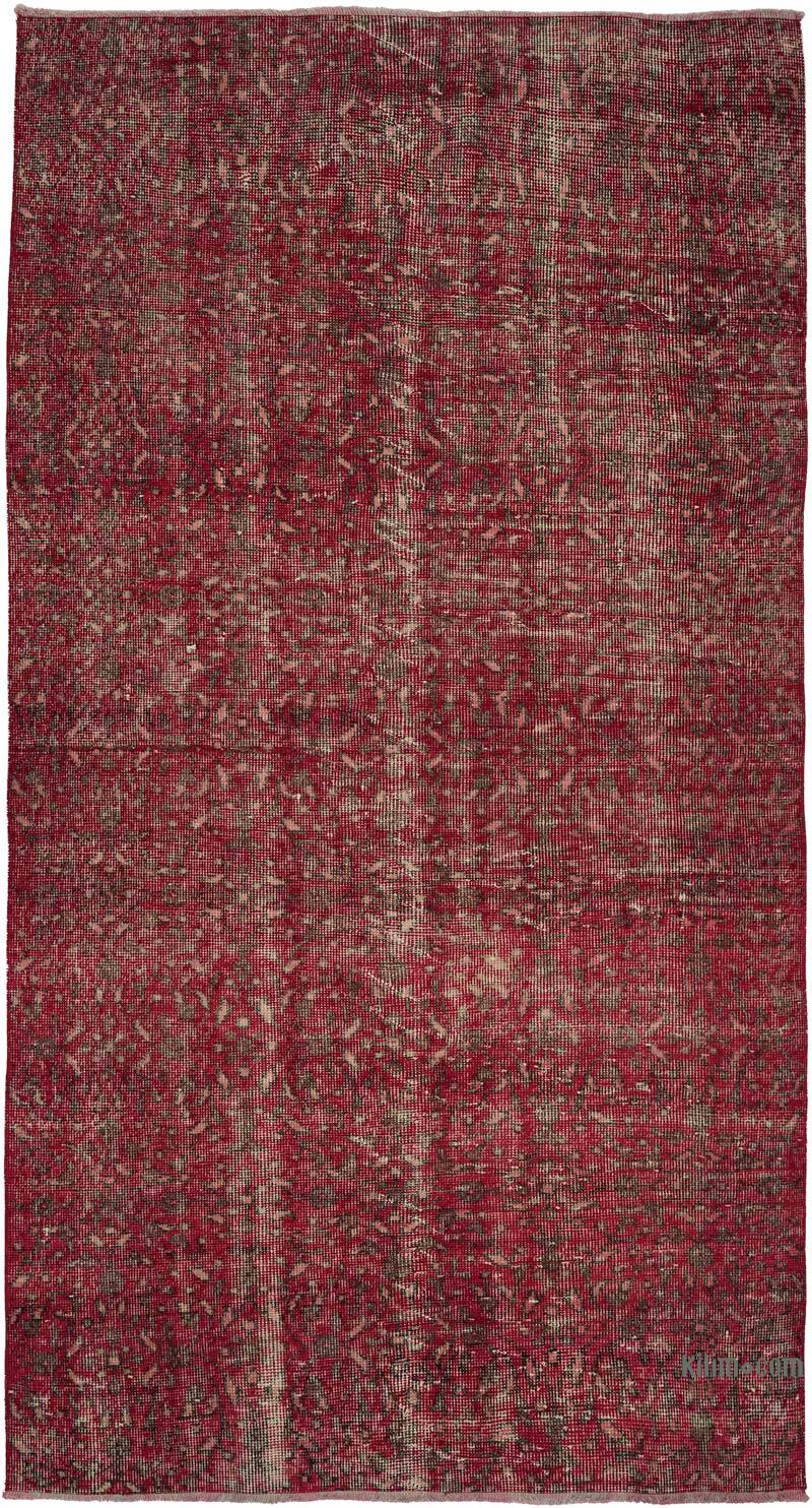 Alfombra Vintage Turca Anudada a Mano - 118 cm x 216 cm - K0073130