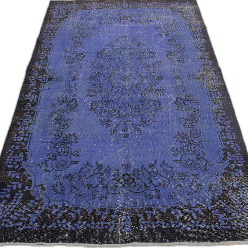 Alfombra Turca Vintage Sobre-teñida - 145 cm x 247 cm - K0073137