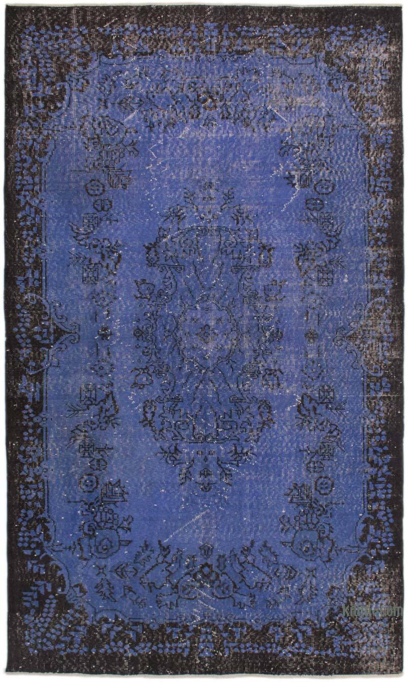 Alfombra Turca Vintage Sobre-teñida - 145 cm x 247 cm - K0073137