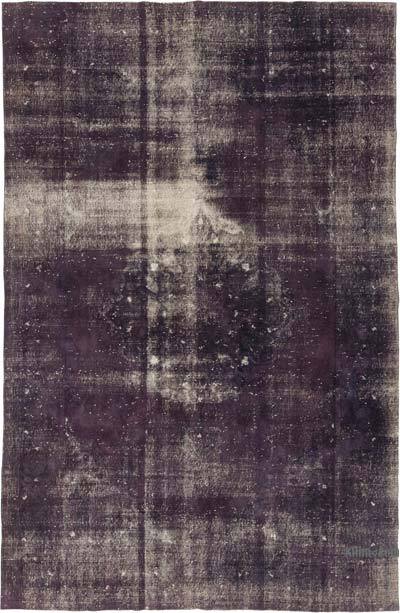 Alfombra Turca Vintage Sobre-teñida - 206 cm x 316 cm