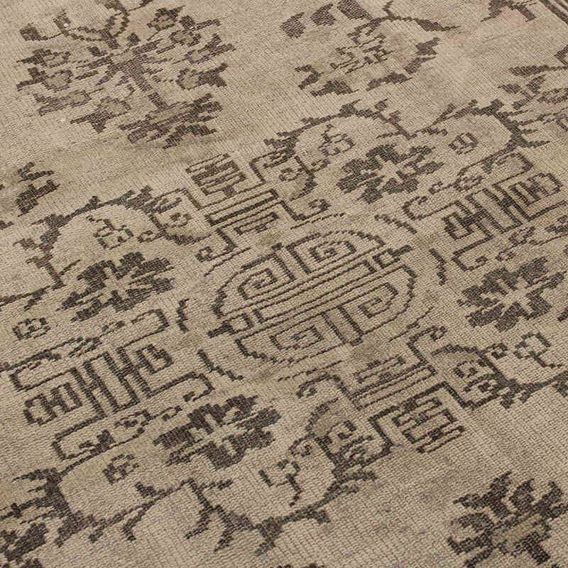Over-dyed Vintage Hand-Knotted Turkish Rug - 5' 8" x 8' 6" (68" x 102") - K0073140