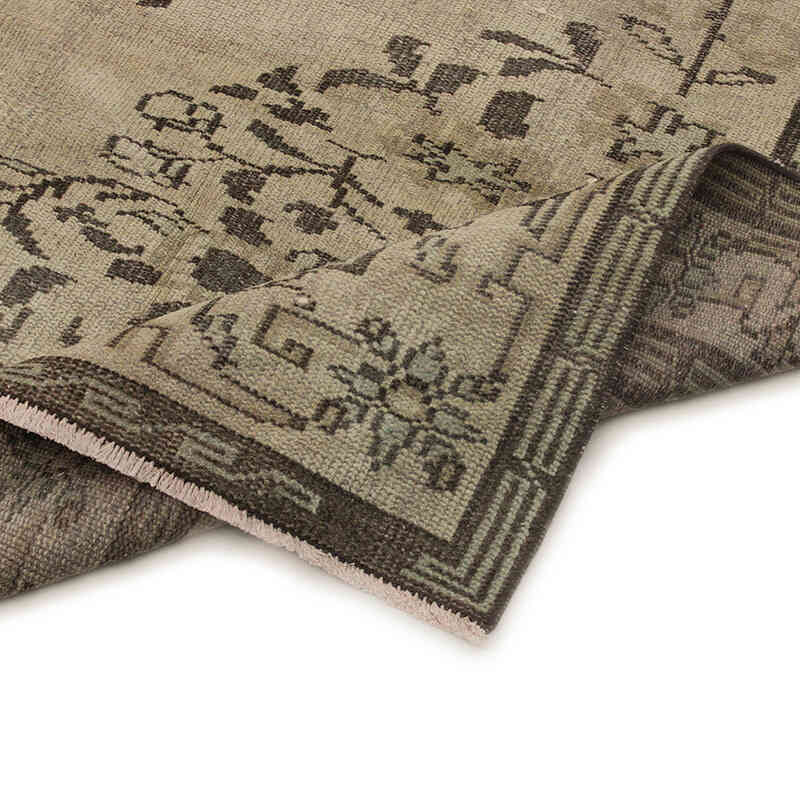 Over-dyed Vintage Hand-Knotted Turkish Rug - 5' 8" x 8' 6" (68" x 102") - K0073140