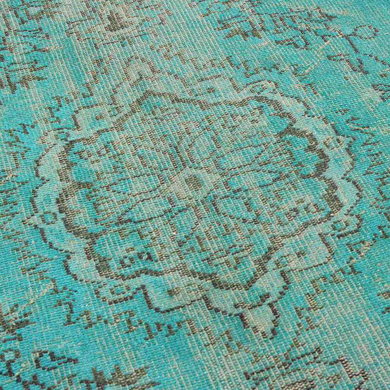 Boyalı El Dokuma Vintage Halı - 163 cm x 293 cm - K0073143