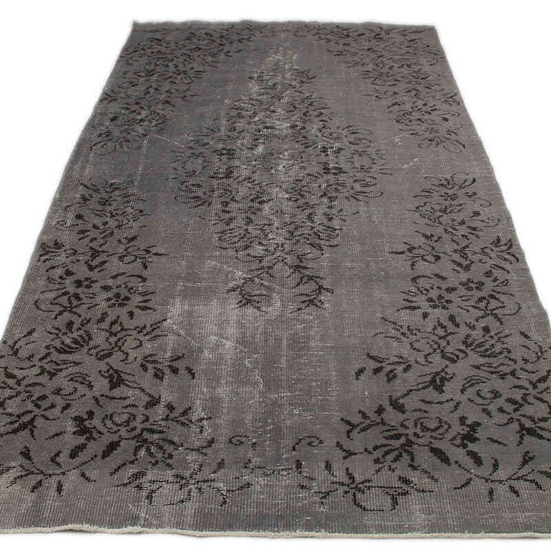 Alfombra Turca Vintage Sobre-teñida - 150 cm x 275 cm - K0073146