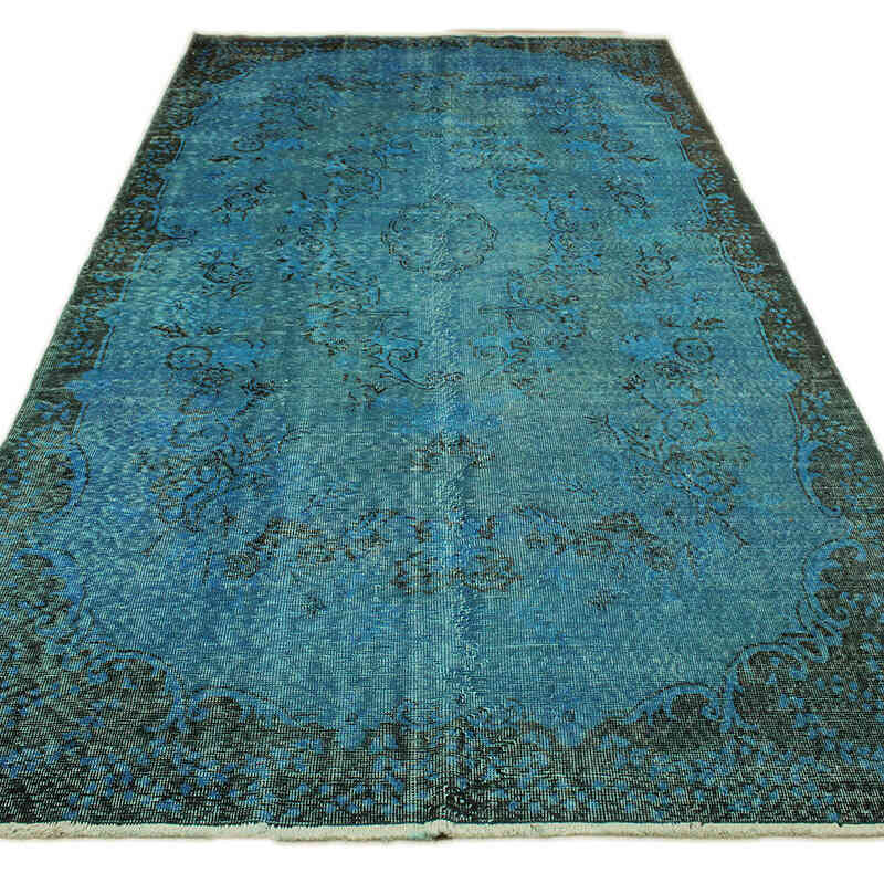 Alfombra Turca Vintage Sobre-teñida - 167 cm x 305 cm - K0073147