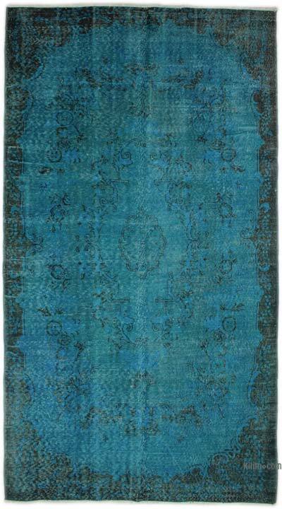 Alfombra Turca Vintage Sobre-teñida - 167 cm x 305 cm