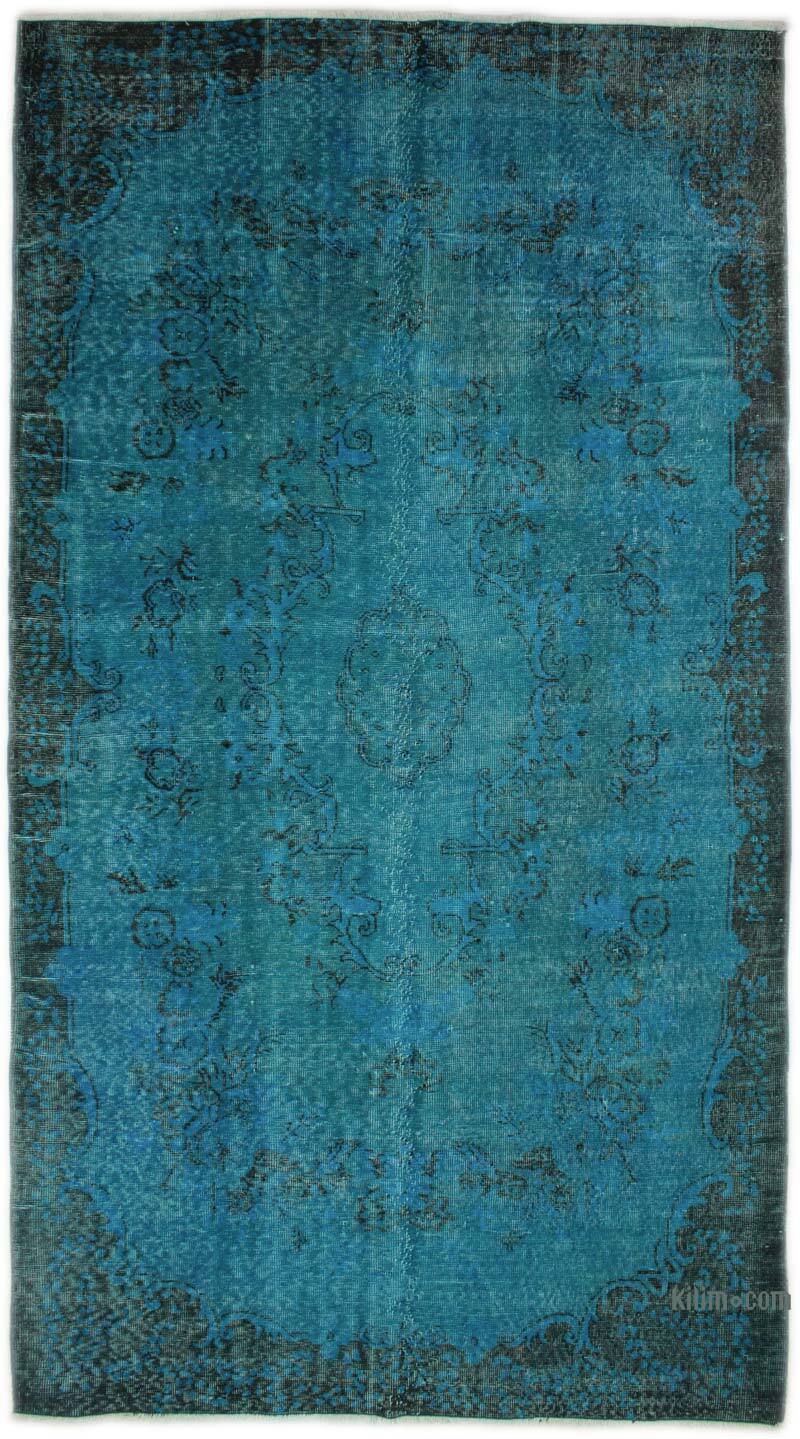 Alfombra Turca Vintage Sobre-teñida - 167 cm x 305 cm - K0073147