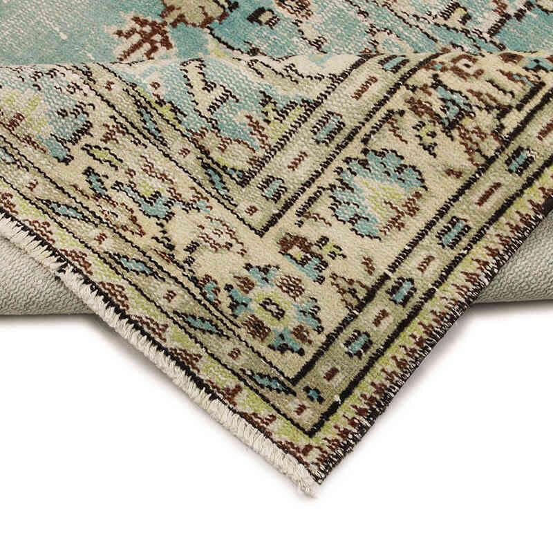 Alfombra Vintage Turca Anudada a Mano - 161 cm x 272 cm - K0073148