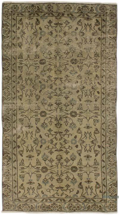 Vintage Turkish Hand-Knotted Rug - 3' 7" x 6' 7" (43" x 79")