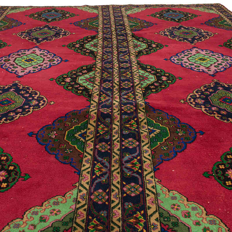 Vintage Turkish Hand-Knotted Rug - 9' 7" x 12' 2" (115" x 146") - K0073172