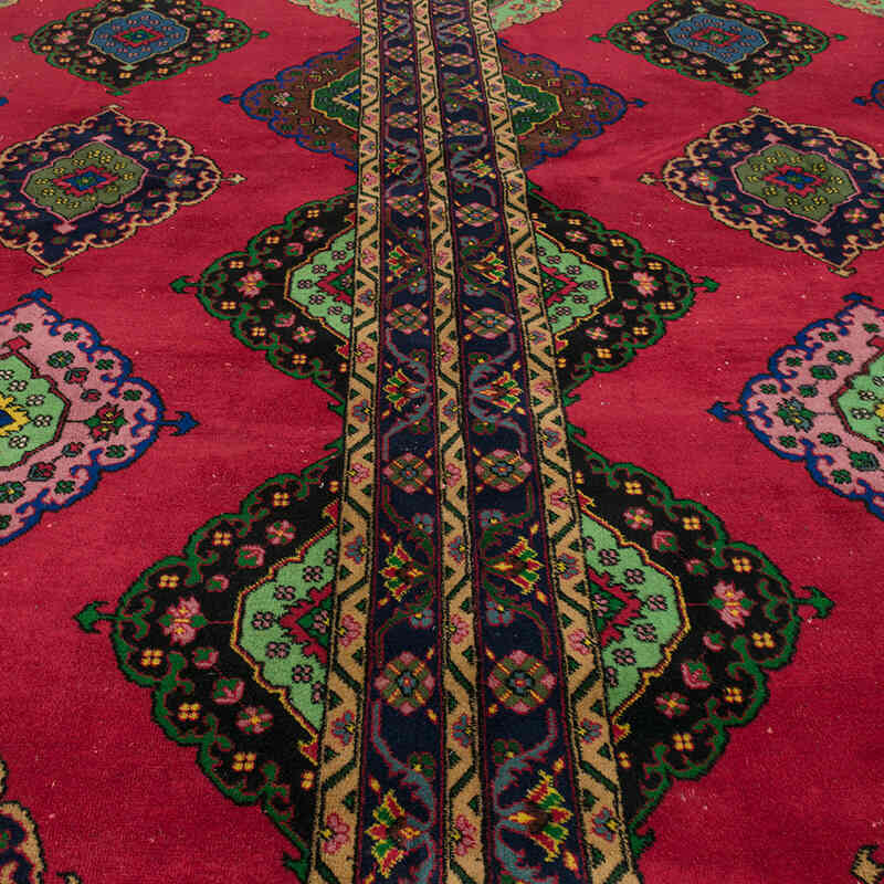 Vintage Turkish Hand-Knotted Rug - 9' 7" x 12' 2" (115" x 146") - K0073172