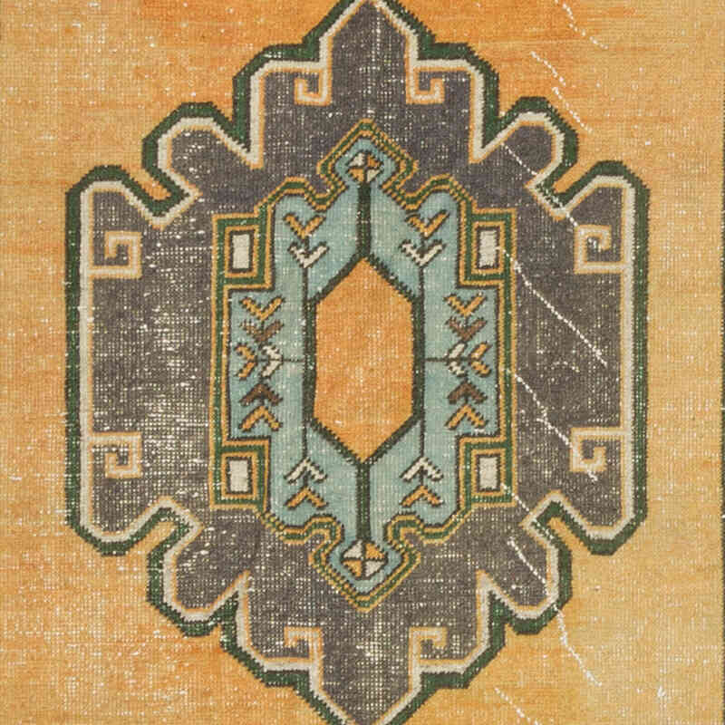 Vintage Turkish Hand-Knotted Rug - 9' 2" x 11' 7" (110" x 139") - K0073175
