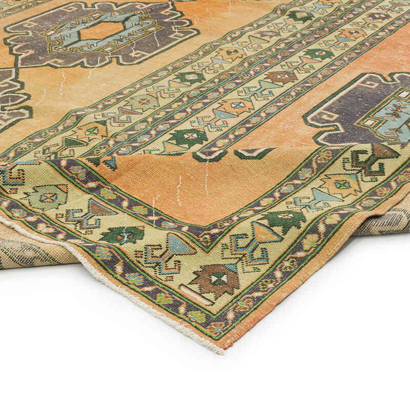 Vintage Turkish Hand-Knotted Rug - 9' 2" x 11' 7" (110" x 139") - K0073175