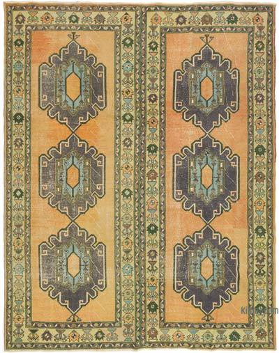 Alfombra Vintage Turca Anudada a Mano - 280 cm x 353 cm