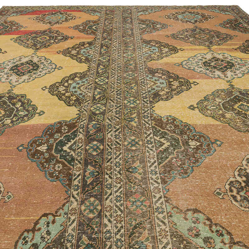 Alfombra Vintage Turca Anudada a Mano - 291 cm x 400 cm - K0073177