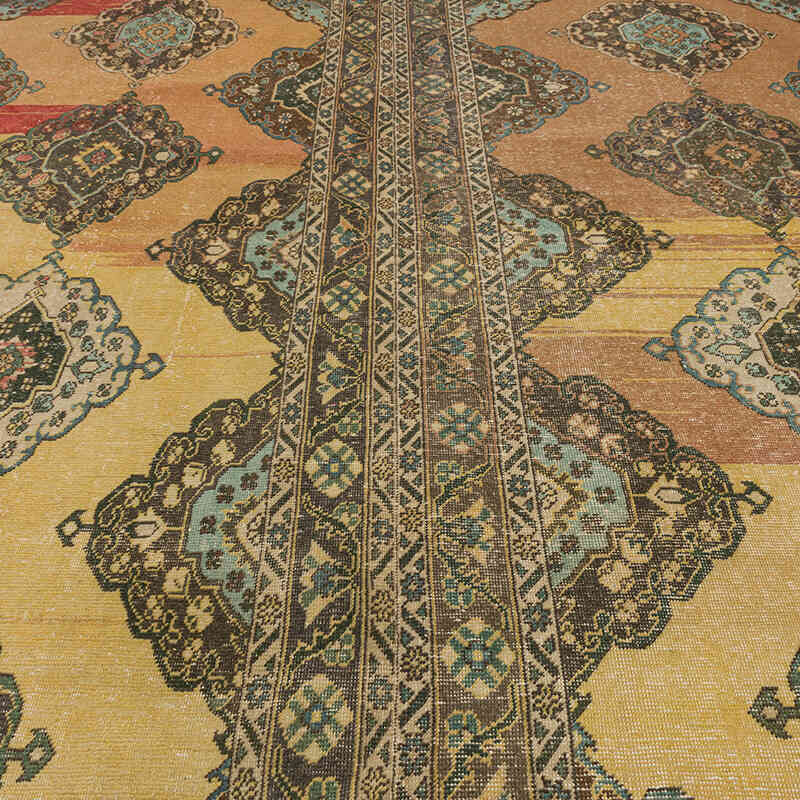 Alfombra Vintage Turca Anudada a Mano - 291 cm x 400 cm - K0073177