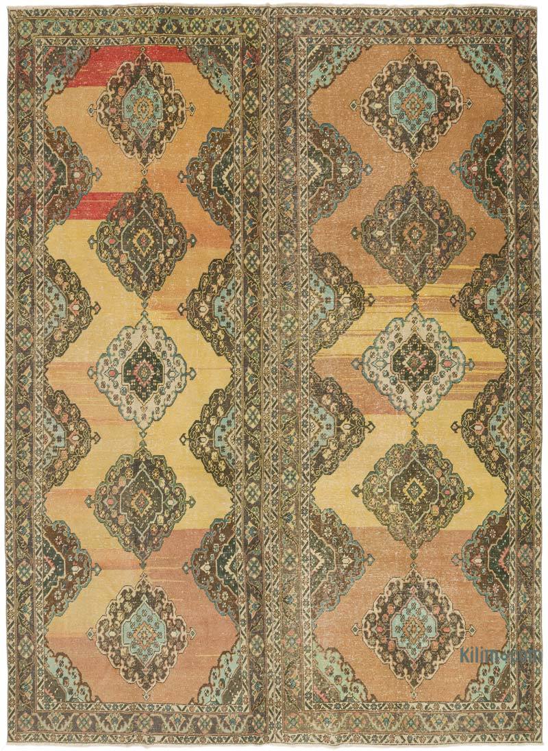 Alfombra Vintage Turca Anudada a Mano - 291 cm x 400 cm - K0073177