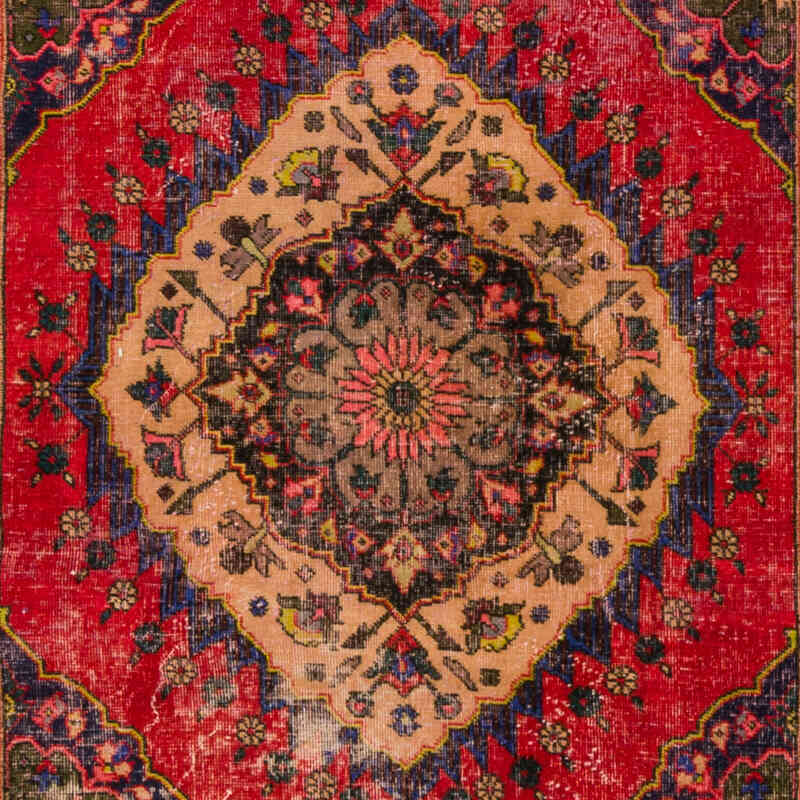Vintage Turkish Hand-Knotted Rug - 9' 5" x 13' 4" (113" x 160") - K0073178