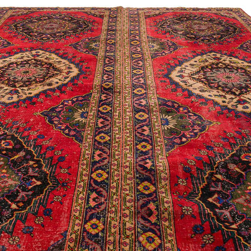 Vintage Turkish Hand-Knotted Rug - 9' 5" x 13' 4" (113" x 160") - K0073178