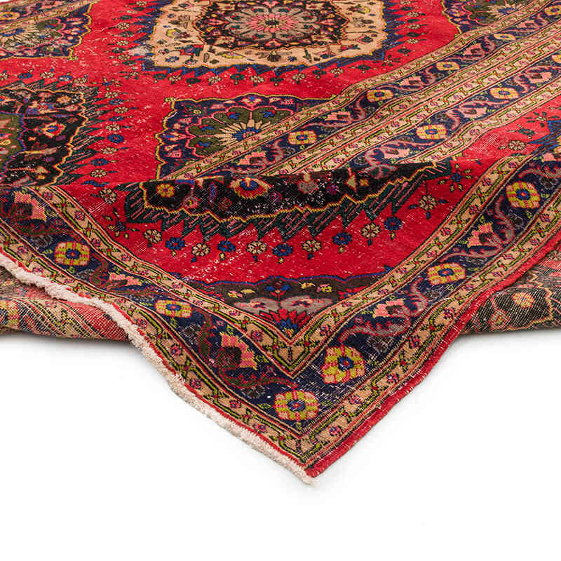 Vintage Turkish Hand-Knotted Rug - 9' 5" x 13' 4" (113" x 160") - K0073178
