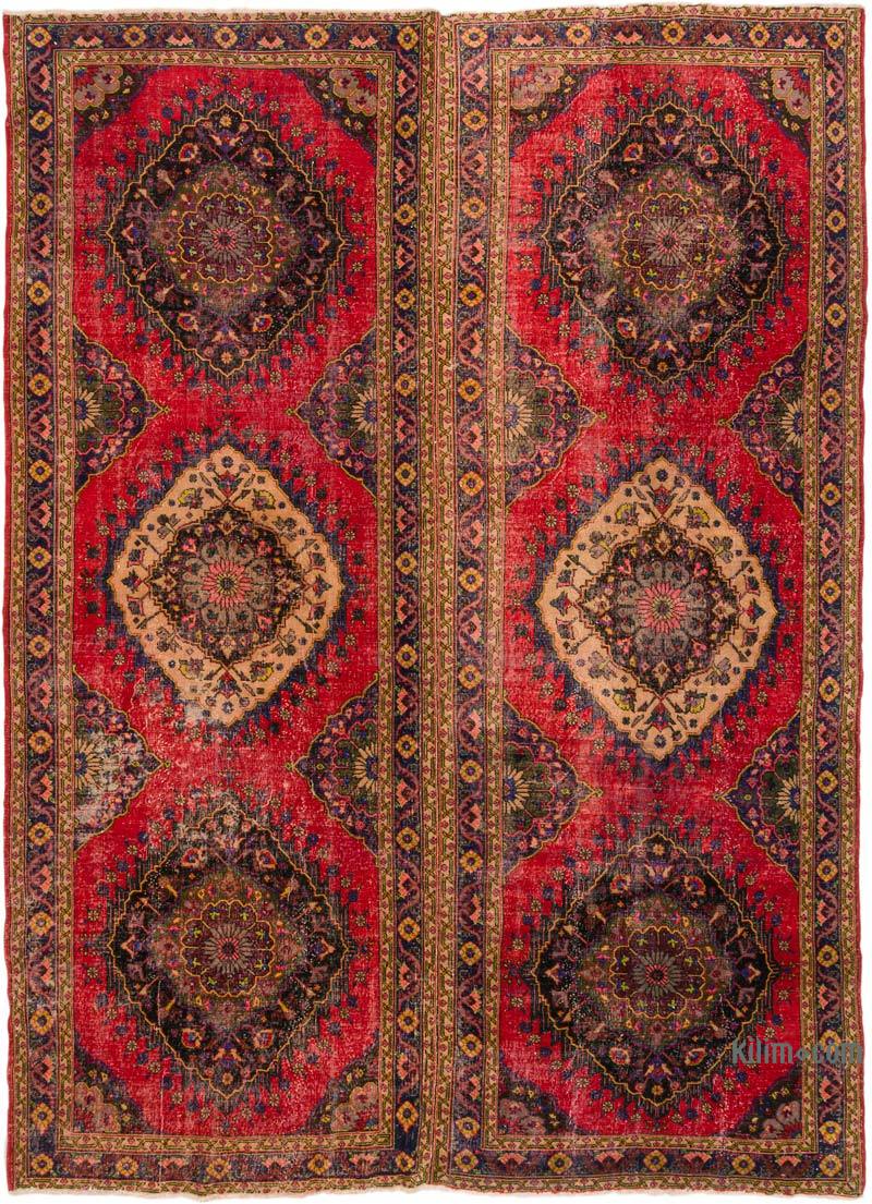 Vintage Turkish Hand-Knotted Rug - 9' 5" x 13' 4" (113" x 160") - K0073178