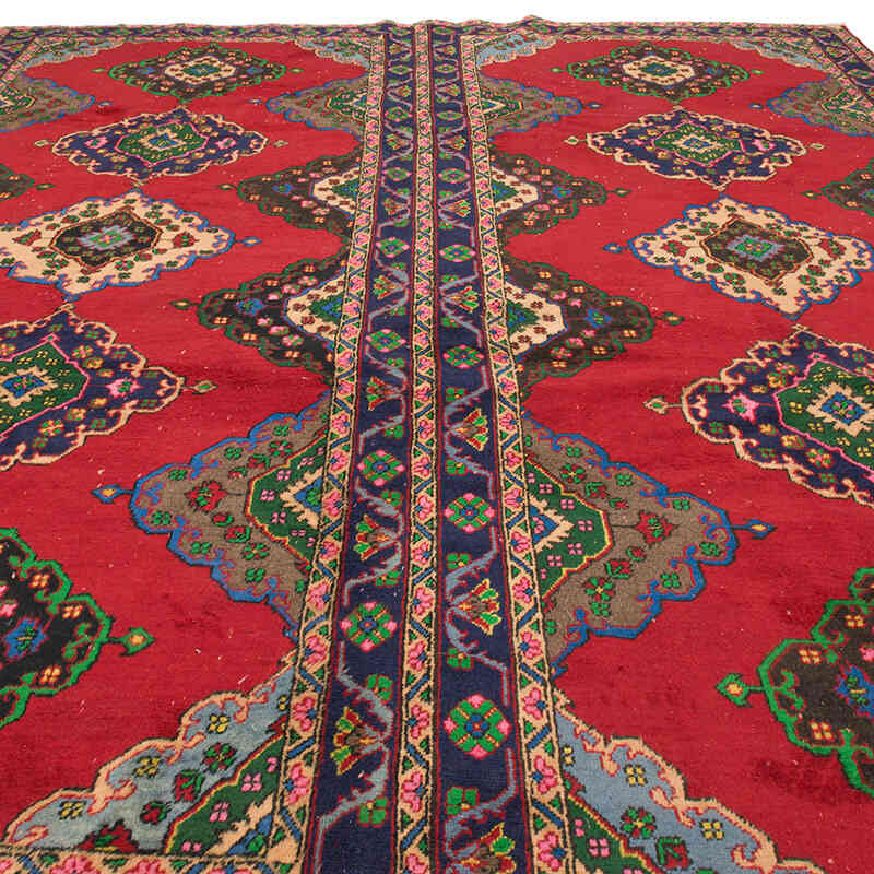 Vintage Turkish Hand-Knotted Rug - 9' 3" x 12'  (111" x 144") - K0073182