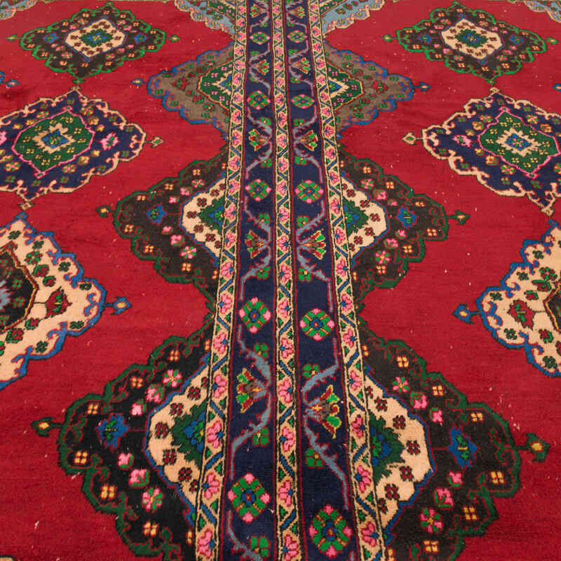 Vintage Turkish Hand-Knotted Rug - 9' 3" x 12'  (111" x 144") - K0073182