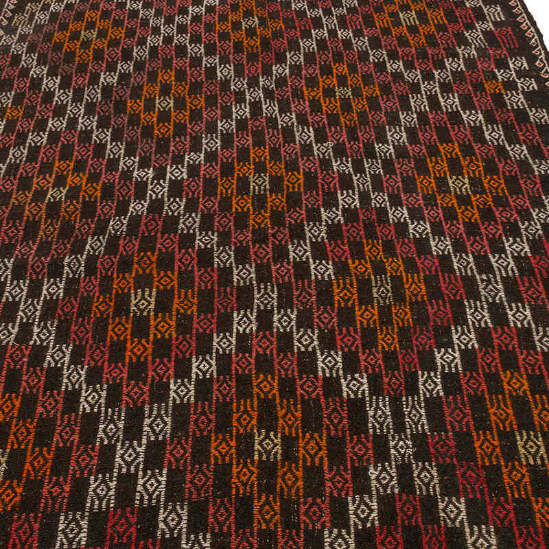 Vintage Anatolian Jijim Rug - 5' 3" x 9' 11" (63" x 119") - K0073185