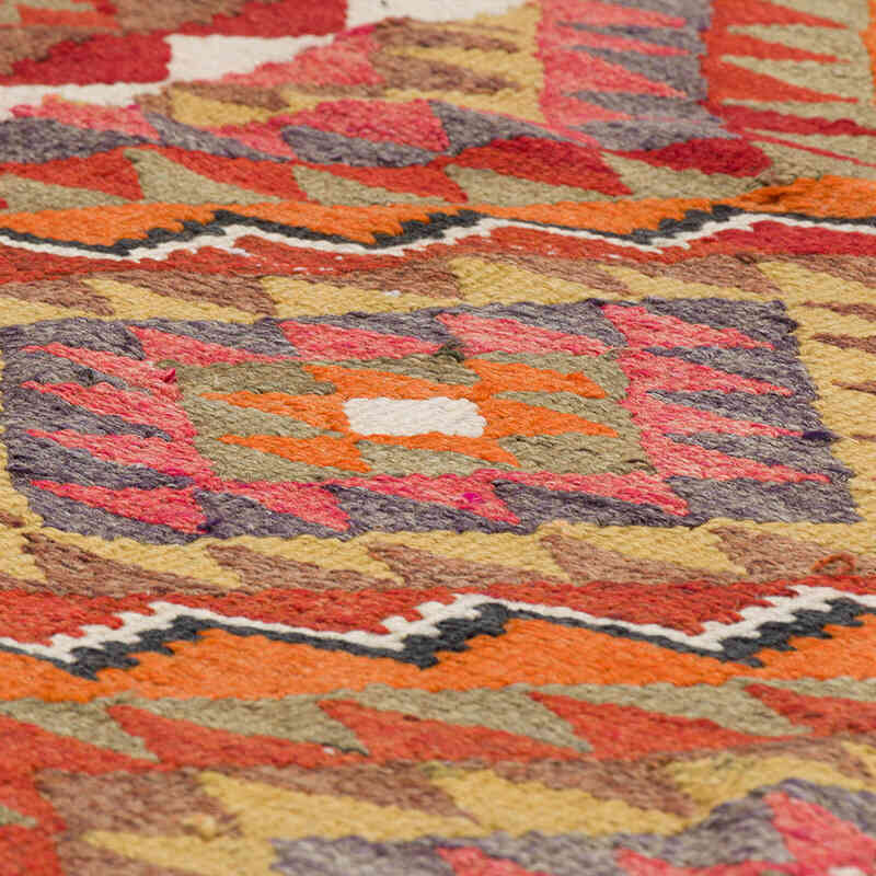 Alfombra Kilim Tribal Vintage - 86 cm x 305 cm - K0073190