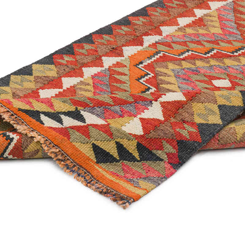 Alfombra Kilim Tribal Vintage - 86 cm x 305 cm - K0073190