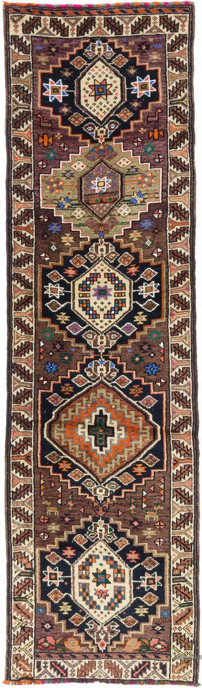 Vintage Tribal Runner Rug - 2' 11" x 9' 11" (35" x 119")