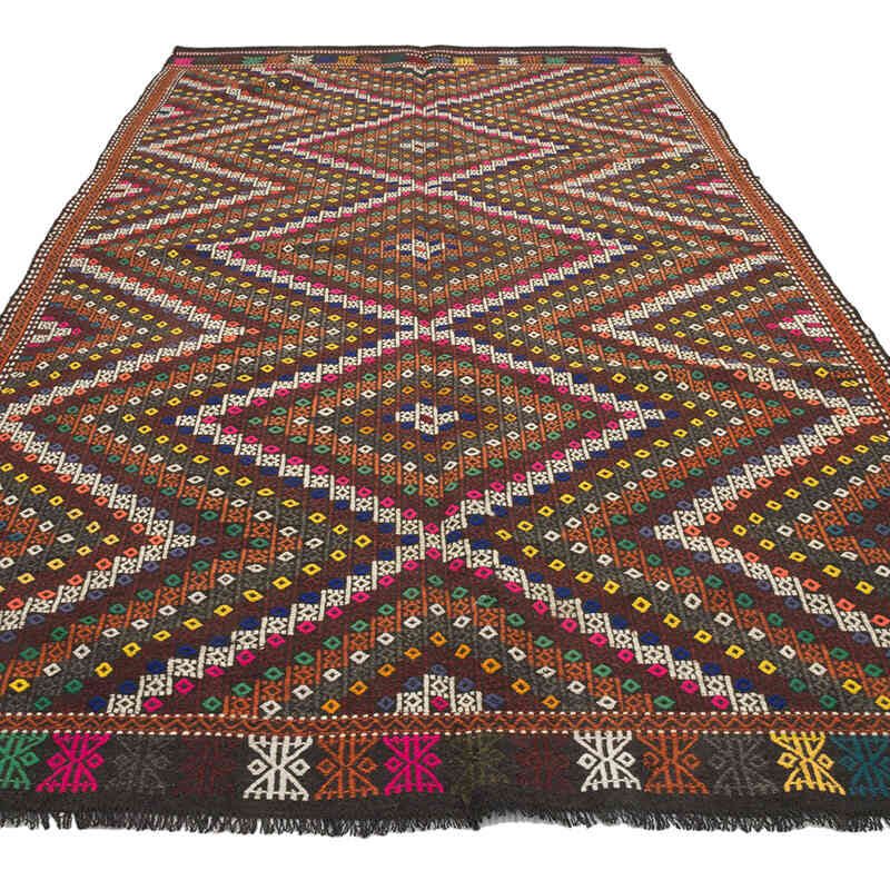 Vintage Anatolian Jijim Rug - 5' 5" x 10' 4" (65" x 124") - K0073194